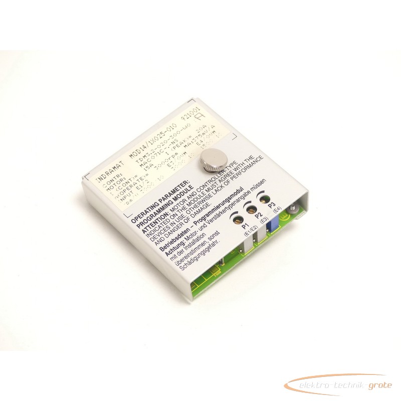 Programming module Indramat MOD14/1X025-010 Programmiermodul SN:921001 für TDM 3.2-020-300-W0 photo on Industry-Pilot