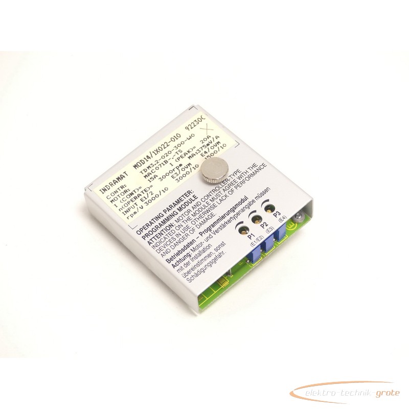 Programming module Indramat MOD14/1X022-010 Programmiermodul SN:922300 für TDM 3.2-020-300-W0 photo on Industry-Pilot