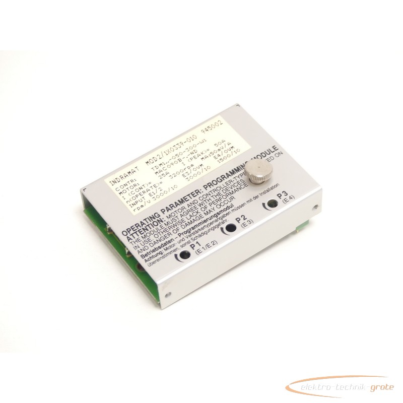 Programming module Indramat MOD2/1X0339-010 Programmiermodul SN:945002 photo on Industry-Pilot