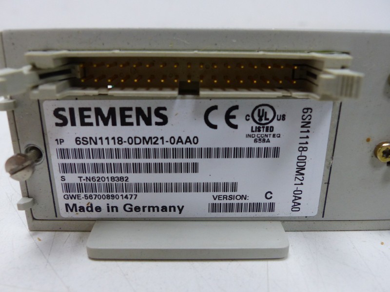 Control board Siemens Simodrive 6SN1118-0DM21-0AA0 Regeleinschub Version: C NEUWERTIG photo on Industry-Pilot