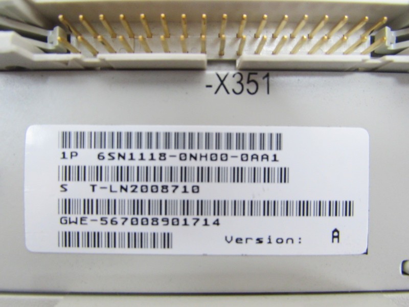 Control board Siemens Simodrive 6SN1118-0NH00-0AA1 Ver.A + 6SN1114-0NB01-0AA0 Profibus TOP photo on Industry-Pilot