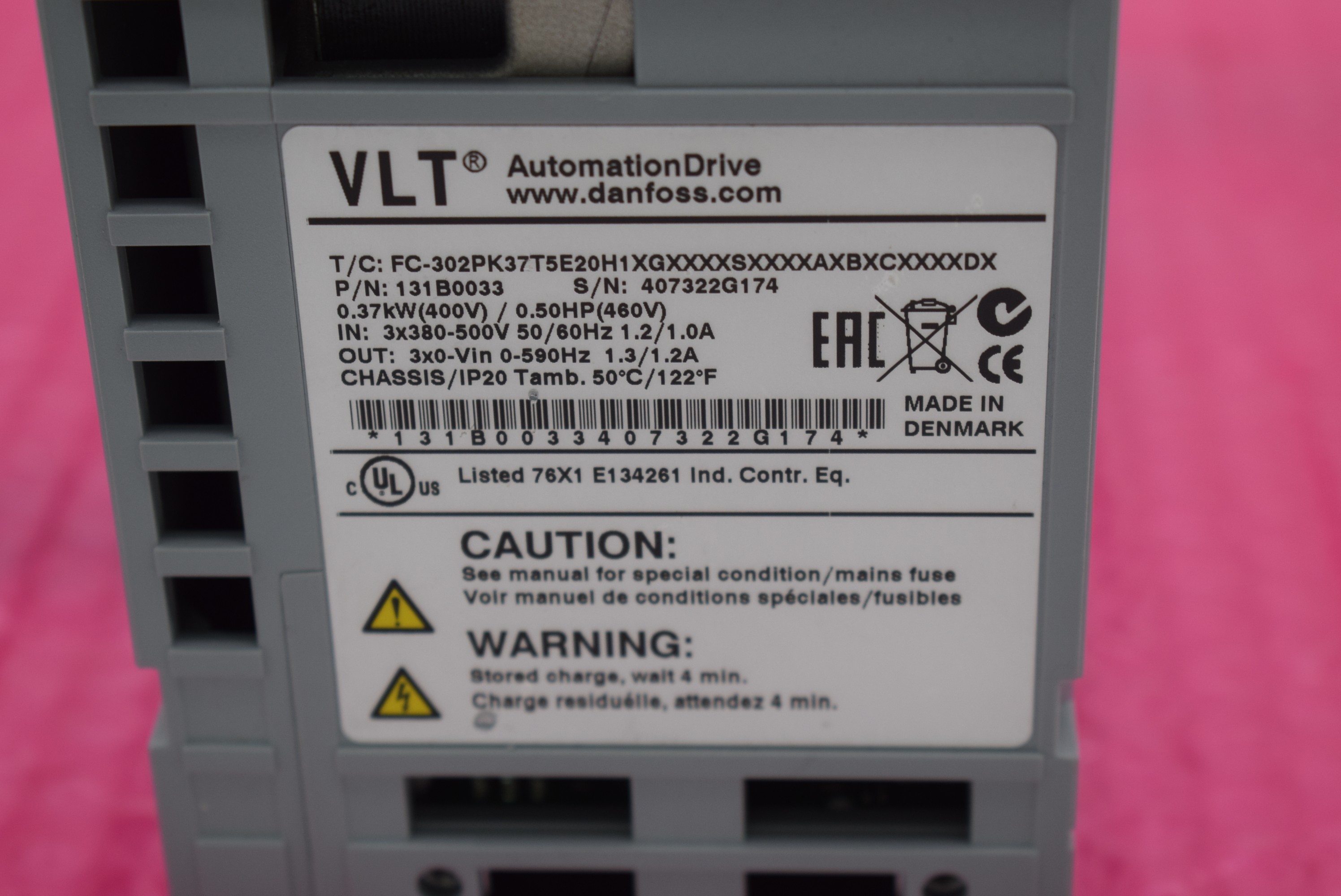 Частотный преобразователь Danfoss VLT® Drive FC-302PK37T5E20H1XGXXXXSXXXXAXBXCXXXXDX ( 131B0033 ) фото на Industry-Pilot