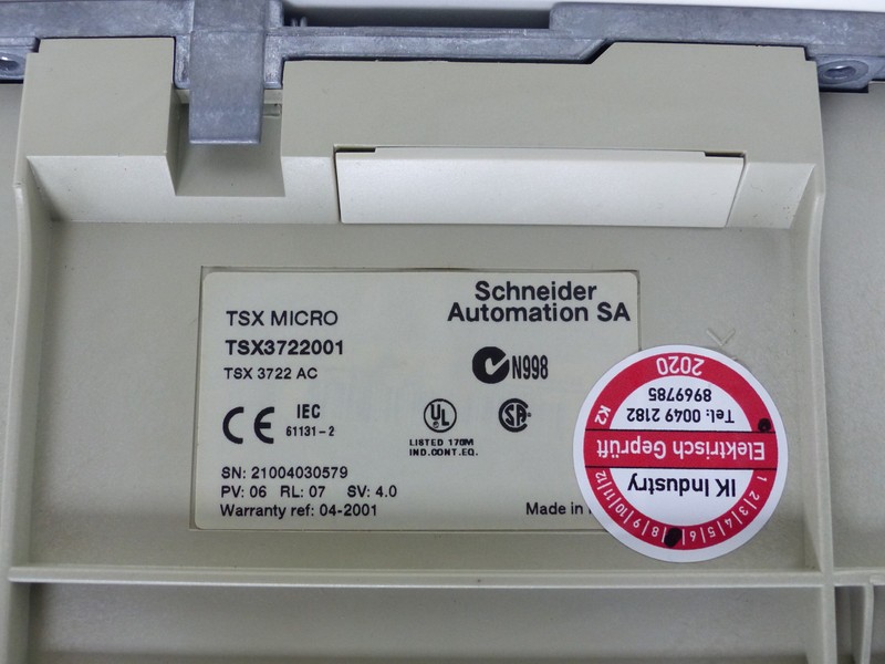 Module Schneider Electric TSX3722001 TSX 3722 AC Micro + TSX Module  TESTED TOP ZUSTAND photo on Industry-Pilot