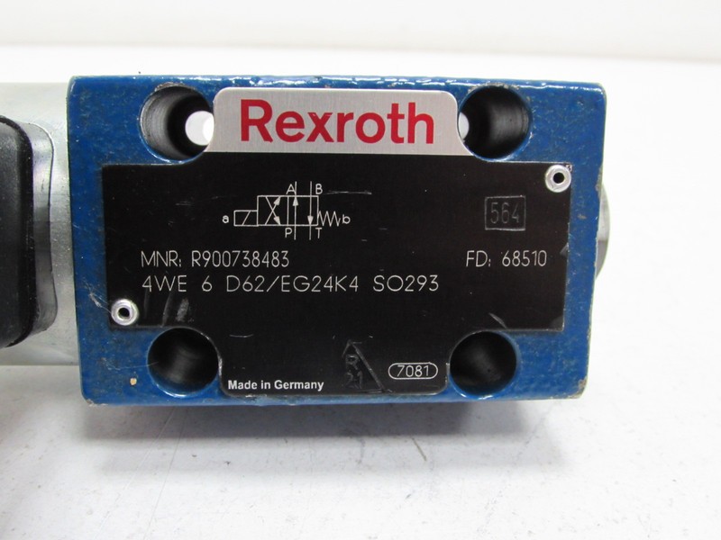 Servo motor Rexroth Regelventil 4WE 6 D62/EG24K4 SO293  R900738483 Top Zustand photo on Industry-Pilot