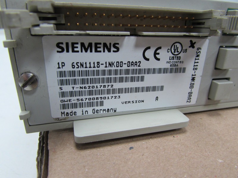 Control board Siemens Simodrive 6SN1118-1NK00-0AA2 Version: A Top TESTED photo on Industry-Pilot