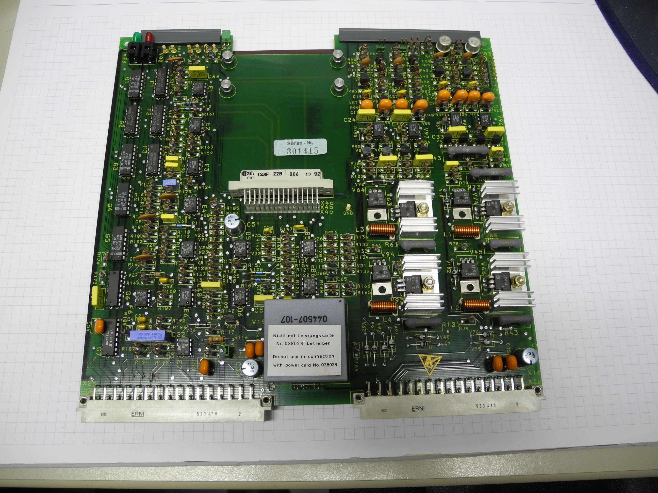 Servo BOSCH Reglerkarte + Leistungsteil für Mikron WF31C X-Achse (Deckel) photo on Industry-Pilot