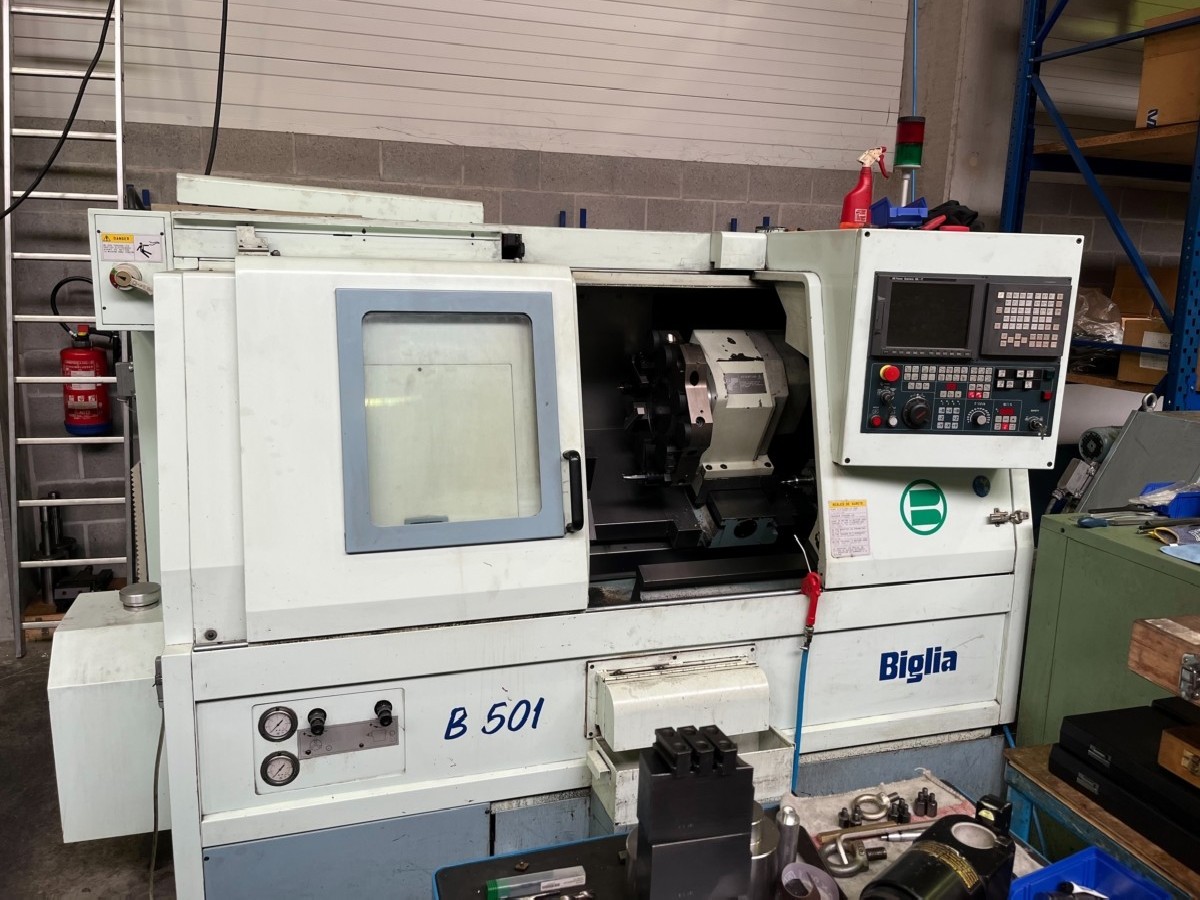 CNC Turning Machine - Inclined Bed Type BIGLIA B 501 photo on Industry-Pilot