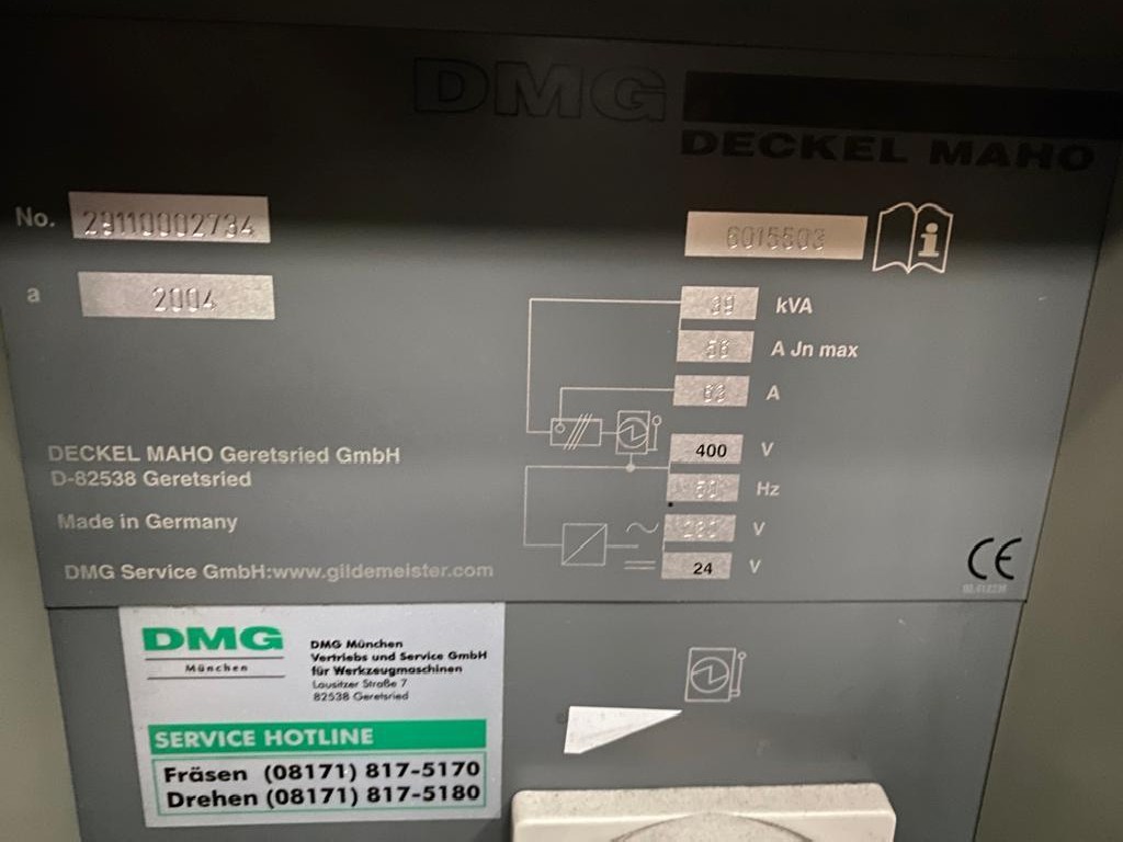 Bearbeitungszentrum - Vertikal DECKEL MAHO DMC104V linear Bilder auf Industry-Pilot