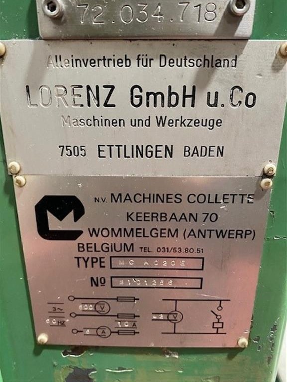 Cutting wheel sharpening machine MICO COLLETTE MO AO 20E photo on Industry-Pilot