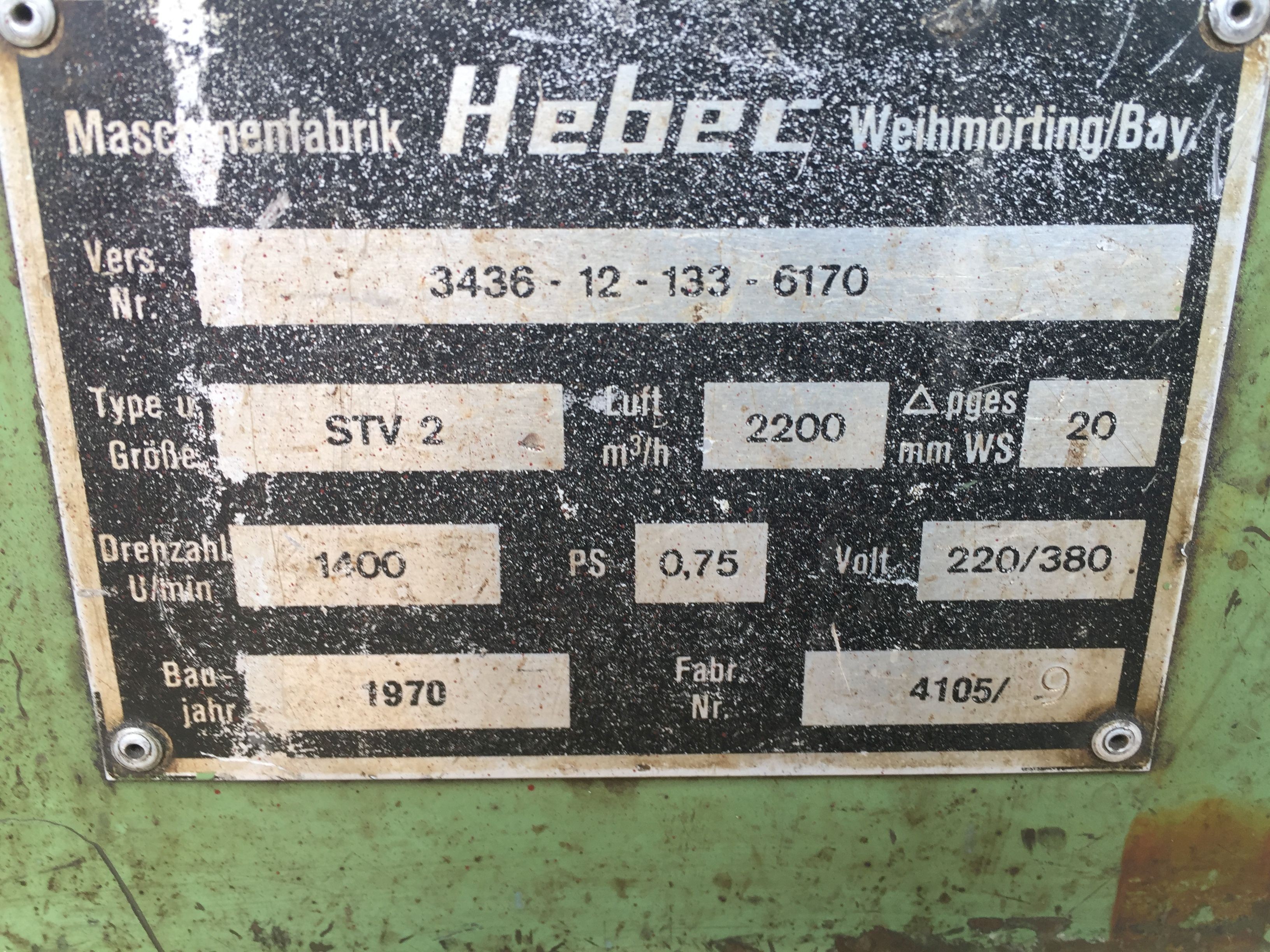 Absauganlage HEBEC STV 2 Bilder auf Industry-Pilot