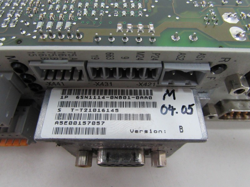 Control board Siemens Simodrive 6SN1118-0NH01-0AA0 Ver.B Profibus 6SN1114-0NB01-0AA0 Top photo on Industry-Pilot