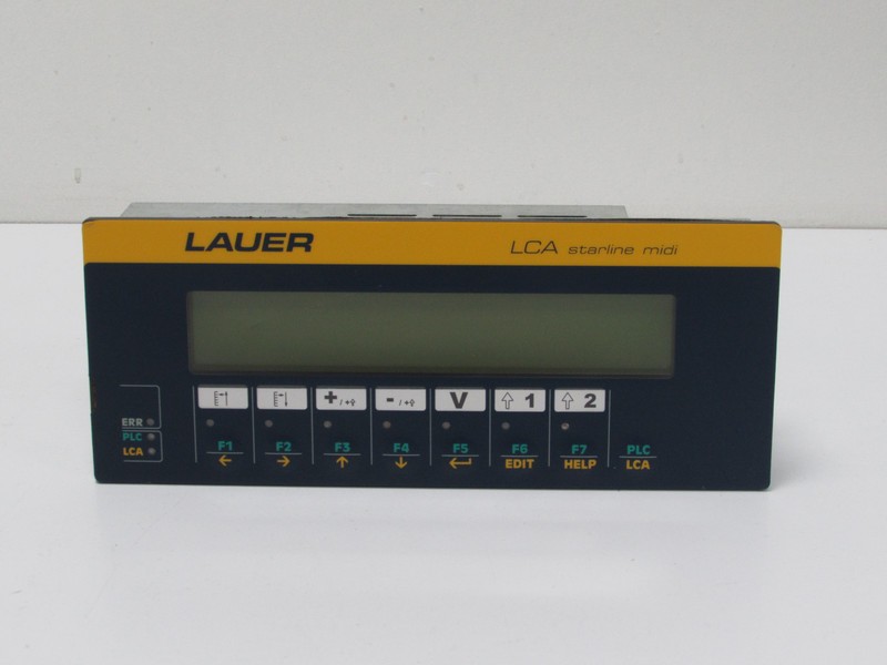 Control panel Lauer Panel Starline Midi LCA325.p Bedienpanel Profibus Top Zustand photo on Industry-Pilot