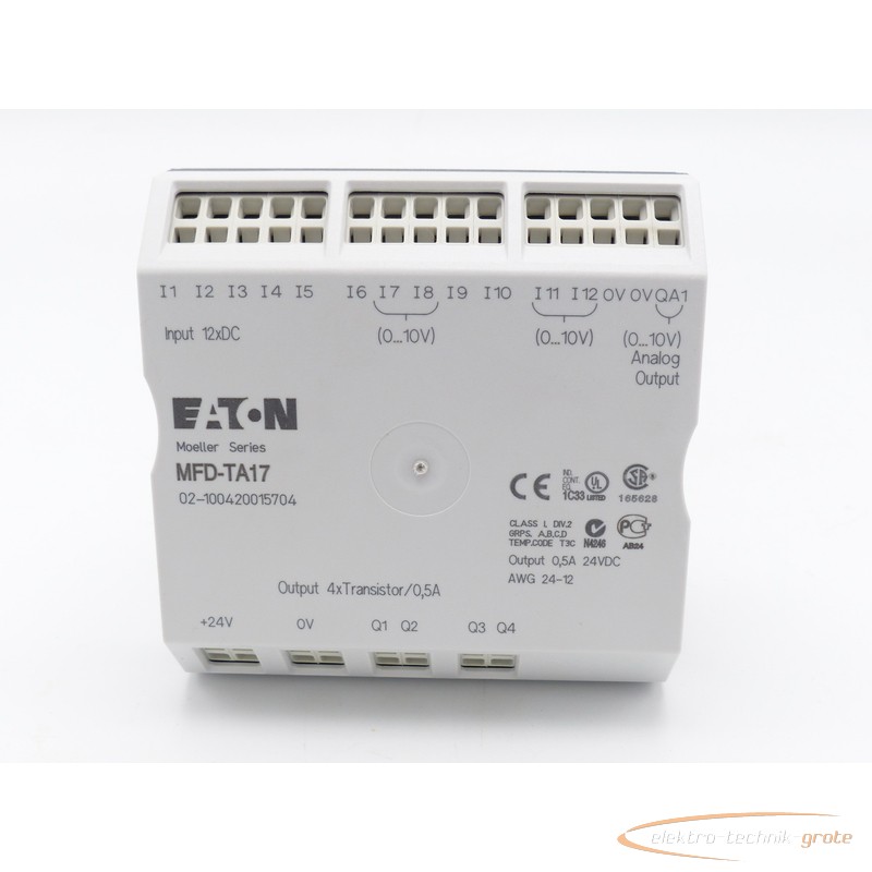 Moeller Eaton MFD-TA17 E/A -Modul Moeller Series SN: 02-100420015704 -ungebraucht- Bilder auf Industry-Pilot