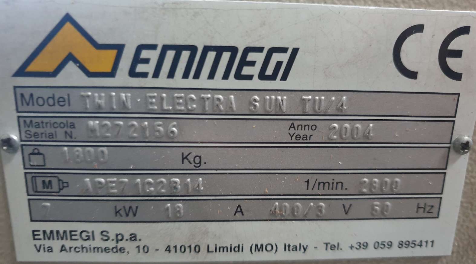 Doppelgehrungssäge Emmegi Twin Electra Sun TU 4 Bilder auf Industry-Pilot