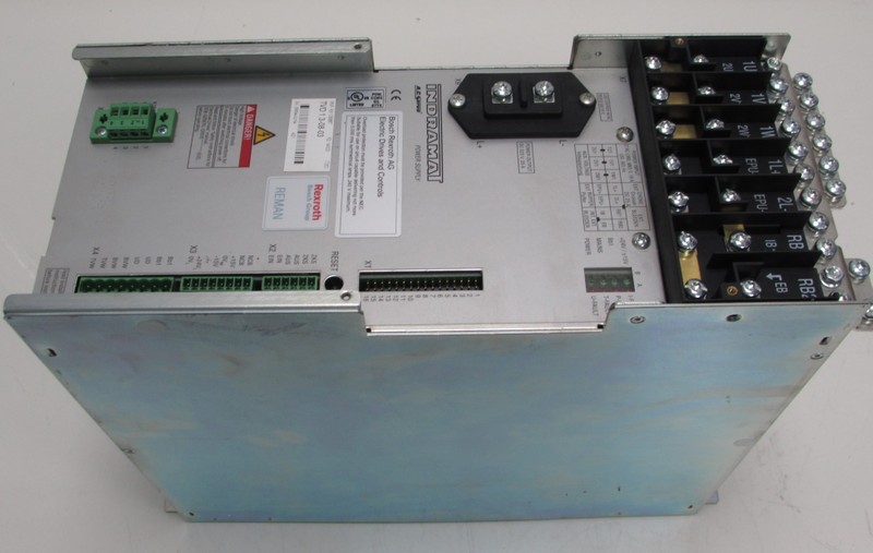 Frequency converter Rexroth INDRAMAT AC Servo Power TVD 1.3-08-03 FD: 14W20 REFURBISHED ÜBERHOLT photo on Industry-Pilot