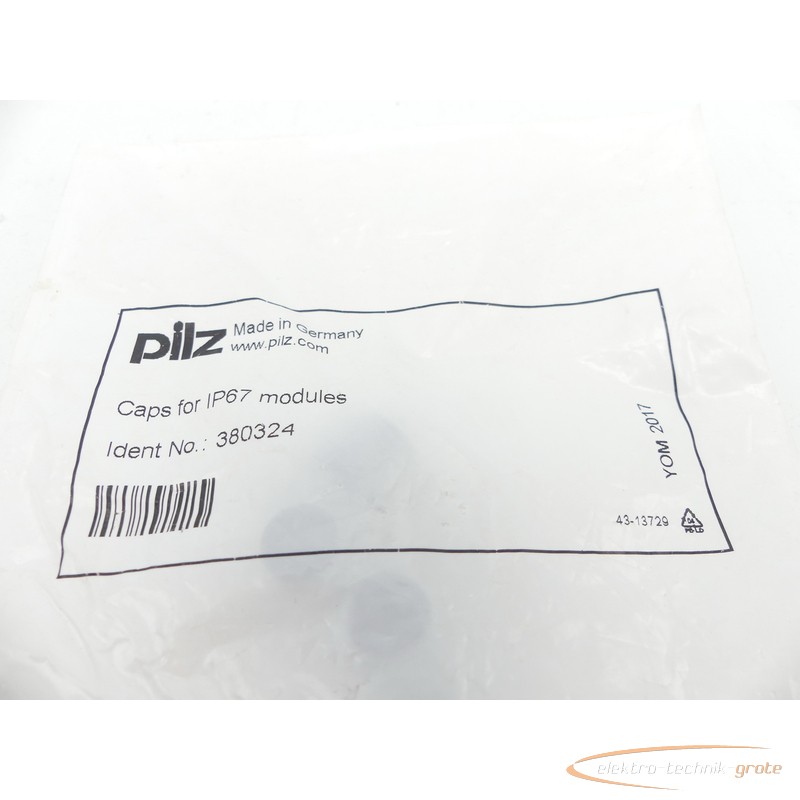 Pilz Pilz Ident No. 380324 Caps for IP 67 modules VPE = 4 Stk. ungebraucht! الصورة على Industry-Pilot