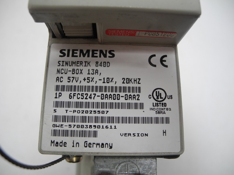 Servomotor Siemens Sinumerik 840D NCU-BOX 13A 6FC5247-0AA00-0AA2 + FAN / Lüfter Top TESTED photo on Industry-Pilot