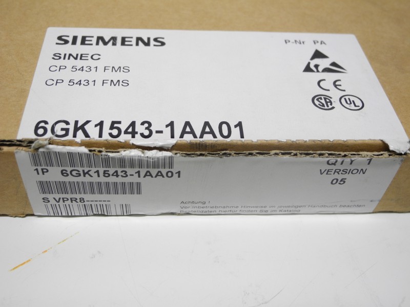  Siemens SINEC 6GK1543-1AA01 CP5431FMS E-stand 5 unbenutzt OVP фото на Industry-Pilot