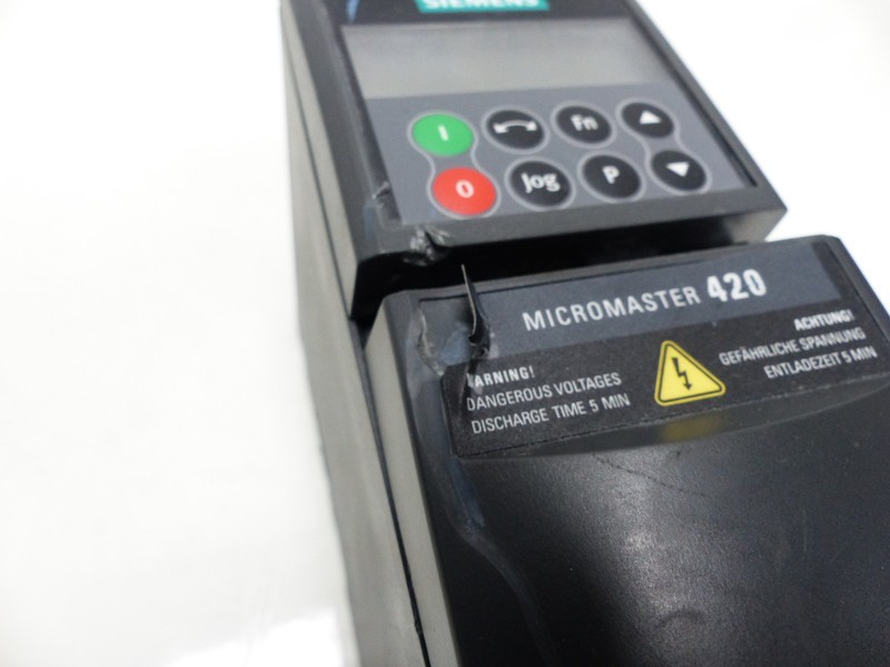  Siemens Micromaster 420 6SE6420-2AB15-5AA1 230V 0,55kW +Keypad TESTED photo on Industry-Pilot