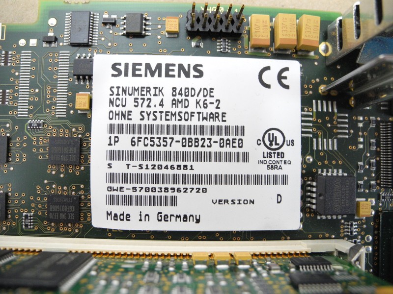  Siemens Simodrive 840D NCU 572.4 AMD K6-2 6FC5357-0BB23-0AE0 Version D TOP фото на Industry-Pilot