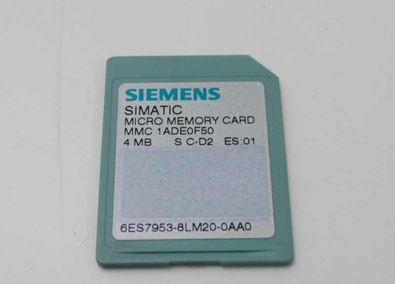  Siemens Simatic Micro Memory Card 4MB 6ES7953-8LM20-0AA0 6ES7 953-8LM20-0AA0 TOP الصورة على Industry-Pilot