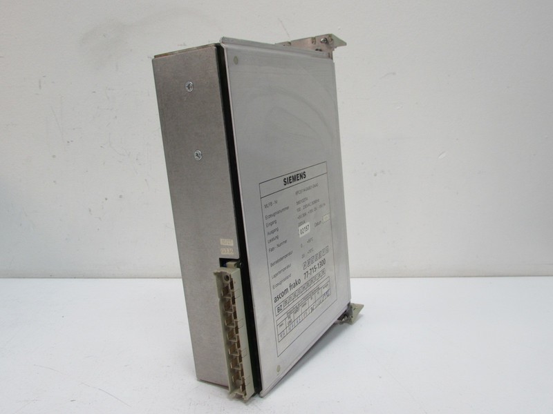  Siemens Simodrive 6FC5114-0AB01-0AA0 ascom frako 77-715-1300 Power Supply Images sur Industry-Pilot