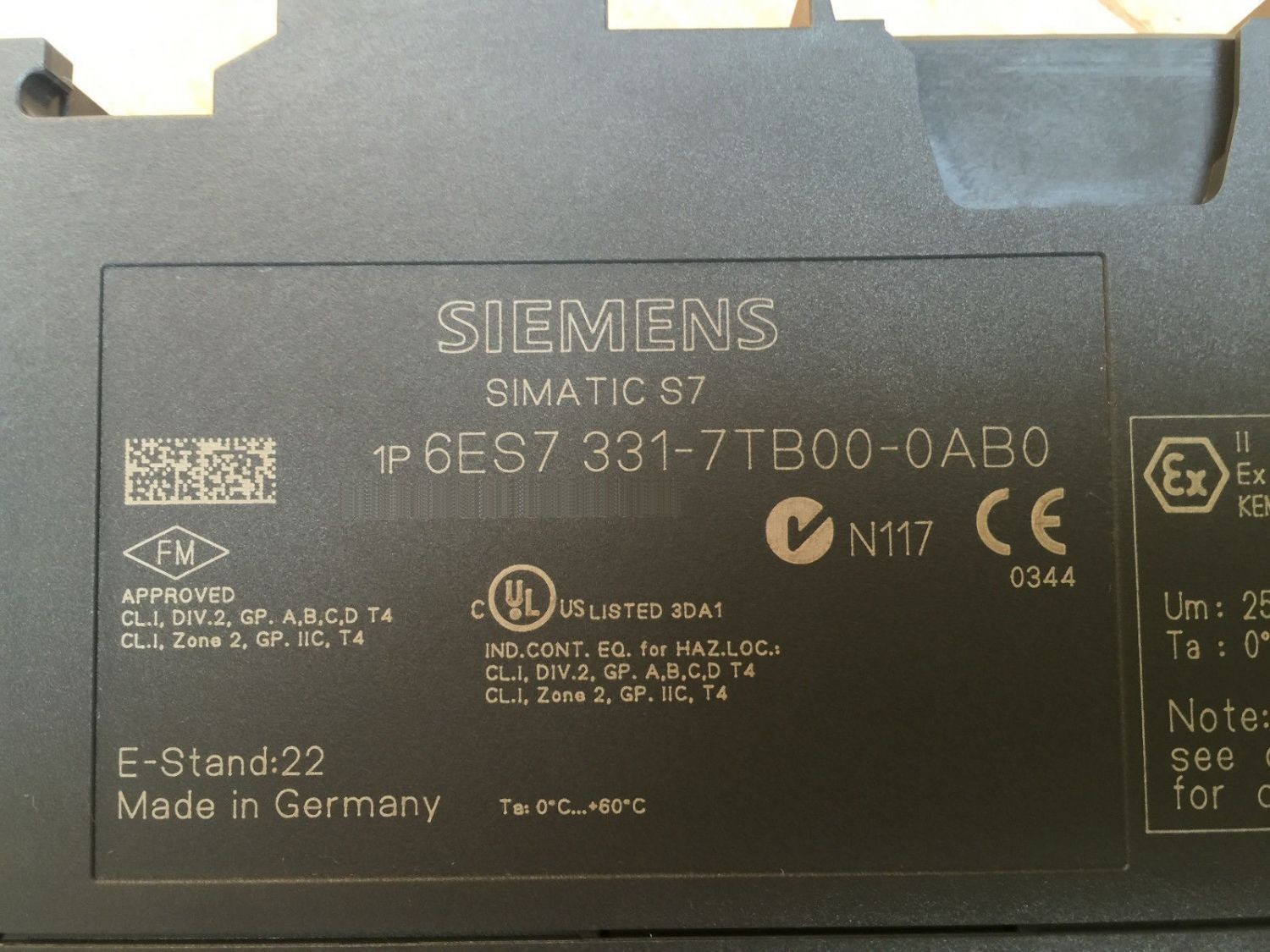  6ES7 331-7TB00-0AB0 Siemens Simatic DP SM 331 neu 6ES73317TB000AB0 new E: 22 фото на Industry-Pilot