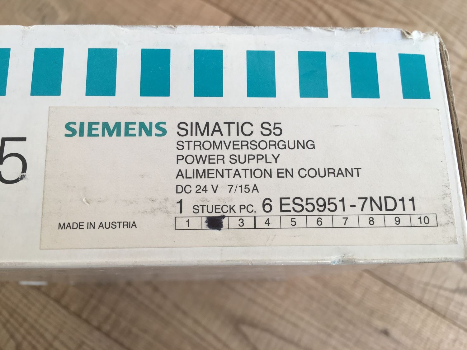  6ES5 951-7ND11 Siemens Simatic S5 115U Stromversorgung 951 6ES5951-7ND11 24 VDC фото на Industry-Pilot