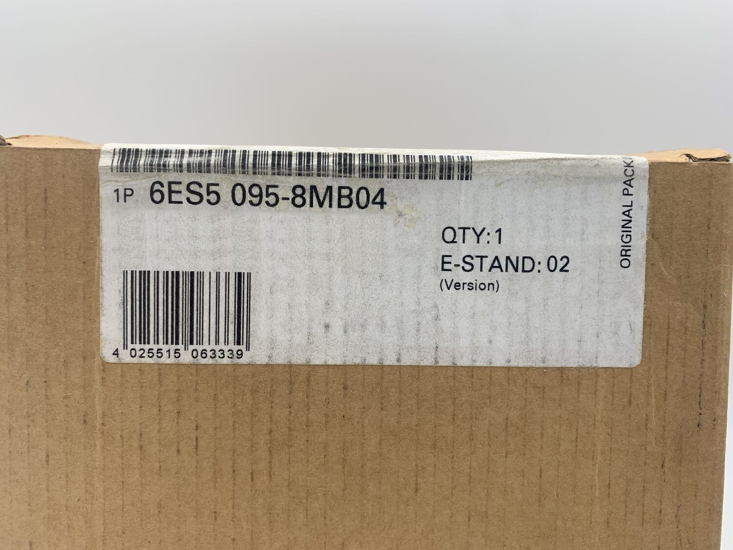  6ES5095-8MB04 Siemens Simatic S5 95U CPU SPS PLC 6ES5 095-8MB04 Kompaktgerät PB фото на Industry-Pilot