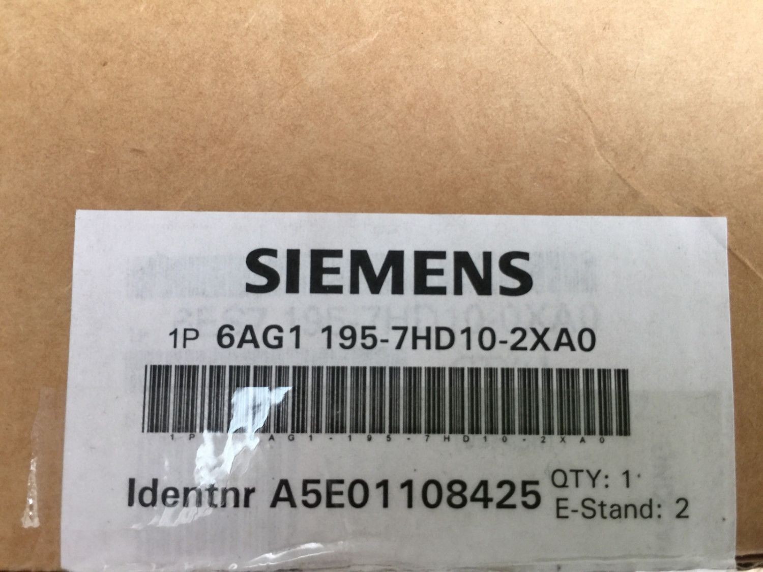 Module 6AG1195-7HD10-2XA0 Siemens Simatic Siplus Et 200M Busmodul 6AG1 195-7HD10-2XA0 photo on Industry-Pilot