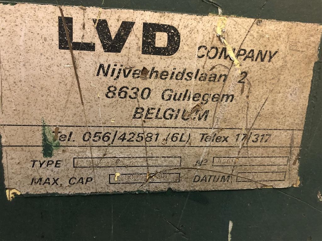 Hydraulic guillotine shear  LVD LV 3I/3,5 photo on Industry-Pilot
