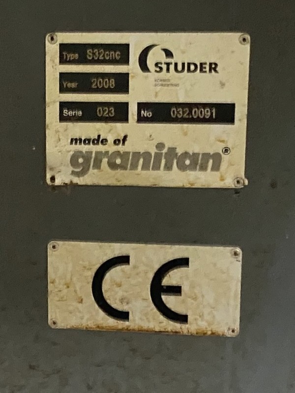 Cylindrical Grinding Machine STUDER S 32 CNC photo on Industry-Pilot