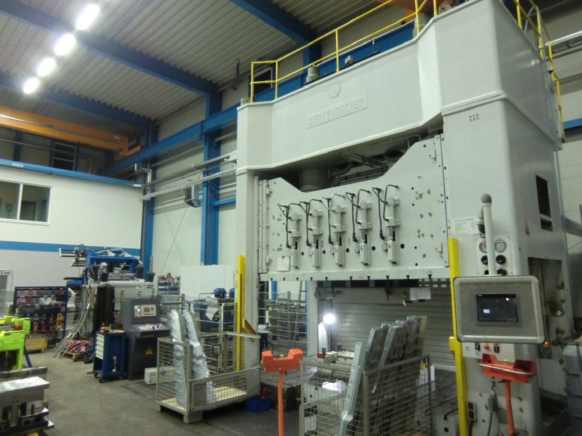 Double Column Drawing Press -Hydr. DIEFFENBACHER 800 to photo on Industry-Pilot