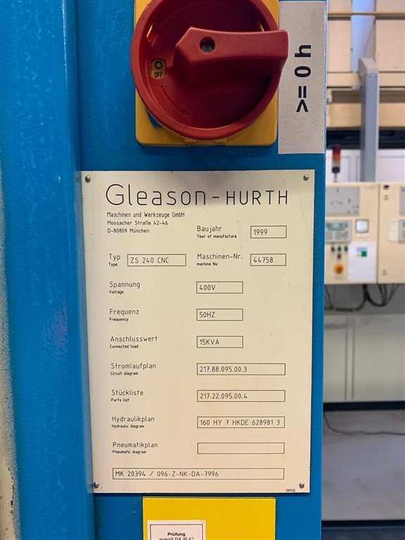 Zahnradschabemaschine GLEASON-HURTH ZS 240 CNC Bilder auf Industry-Pilot