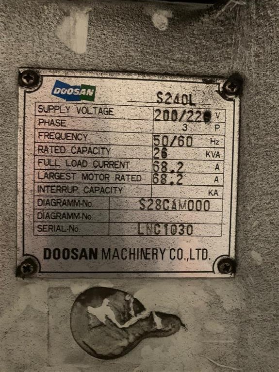 CNC Drehmaschine DOOSAN S240L Bilder auf Industry-Pilot