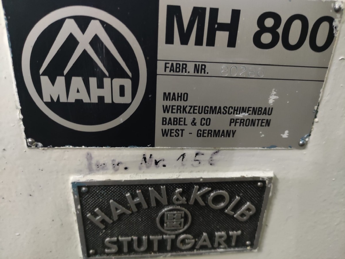 Bearbeitungszentrum - Universal MAHO MH 800 Bilder auf Industry-Pilot
