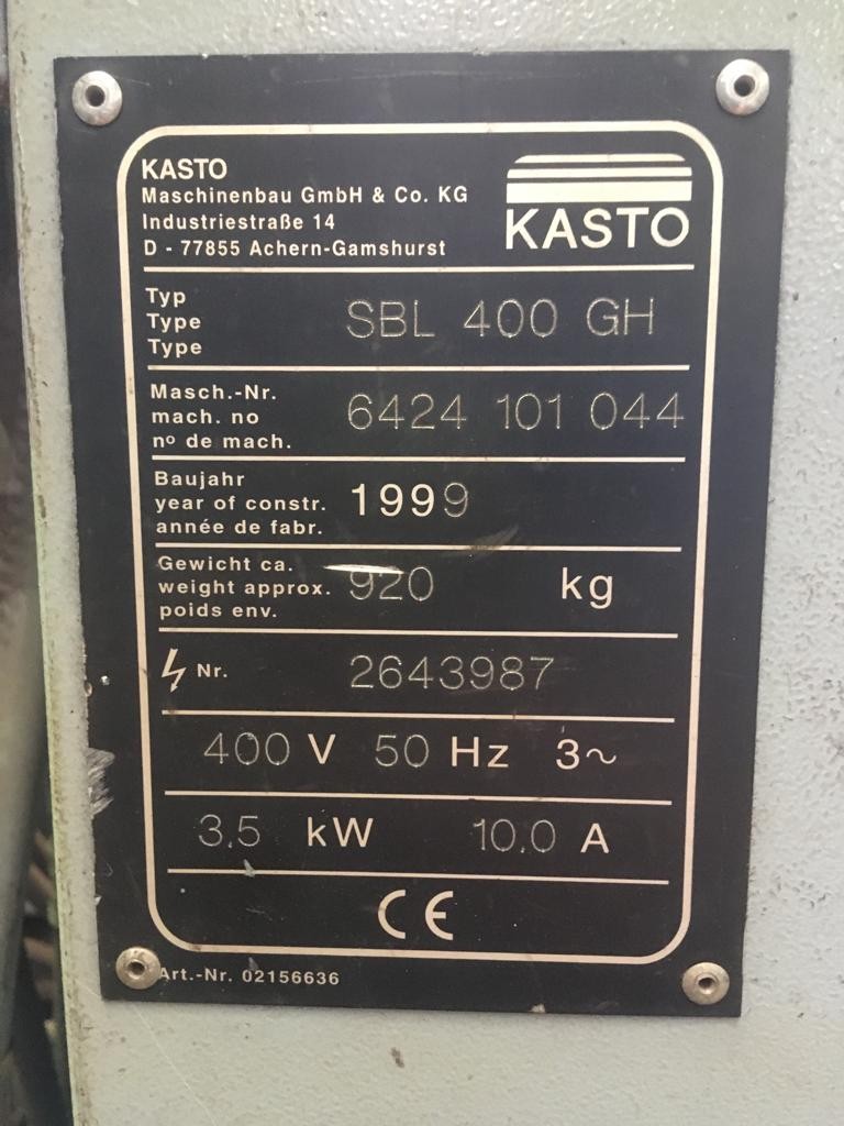 Bandsägeautomat - Horizontal KASTO SBL 400 GH Bilder auf Industry-Pilot