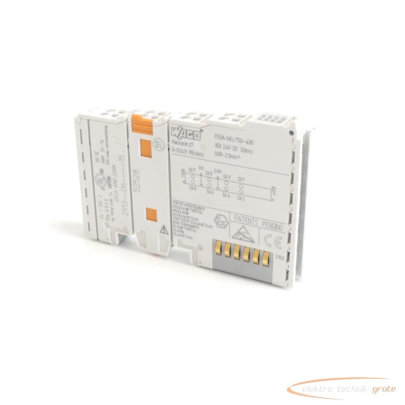 WAGO WAGO 750-430 8-Kanal-Digitaleingang used buy P0178192