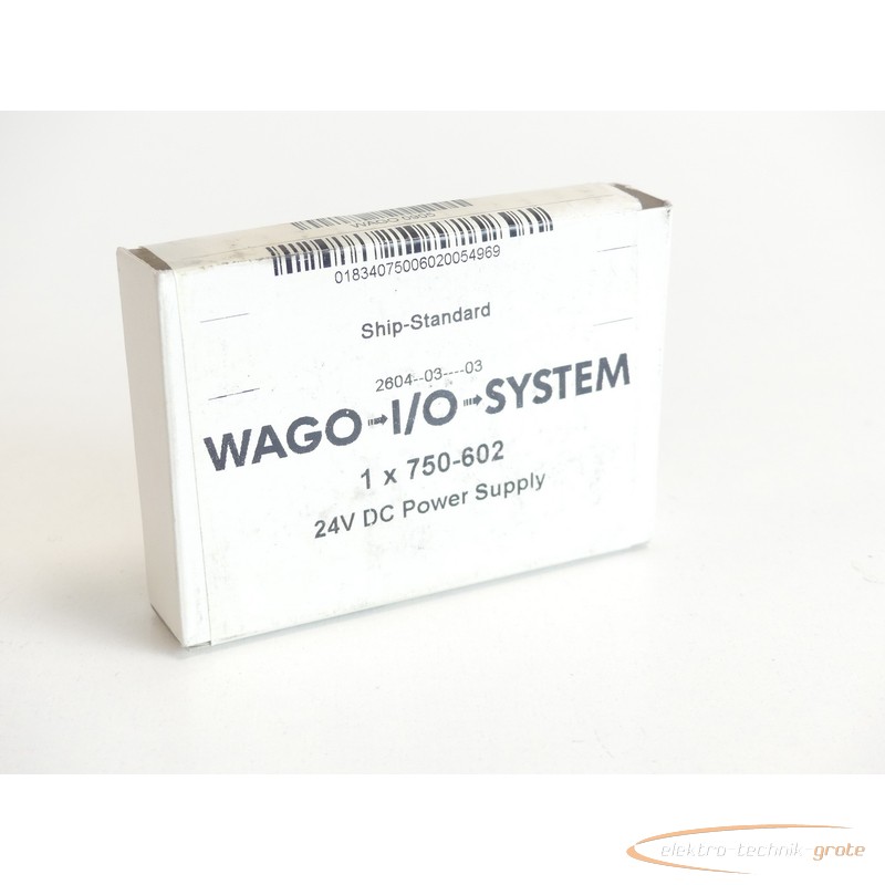 WAGO WAGO 750-602 Potentialeinspeisung - ungebraucht! - Bilder auf Industry-Pilot