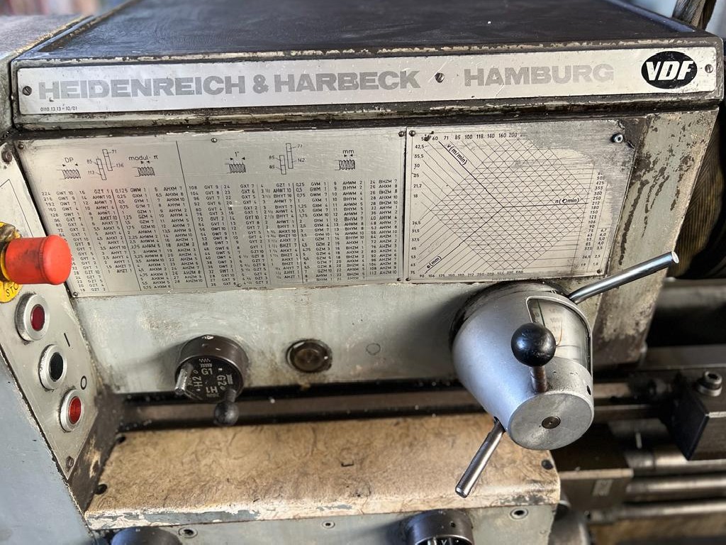 Токарно-винторезный станок VDF Heidenreich und Harbeck Hamburg RO 18 фото на Industry-Pilot