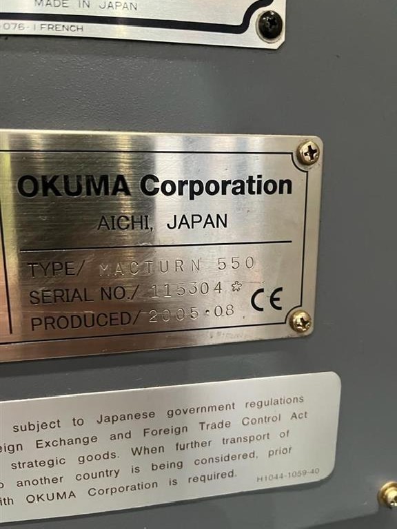 CNC Drehmaschine OKUMA MACTURN 550 Bilder auf Industry-Pilot