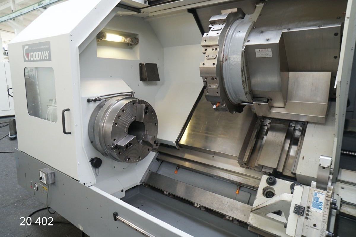 CNC Drehmaschine - Schrägbettmaschine GOODWAY GS-460L / Fanuc 18i-TB Bilder auf Industry-Pilot