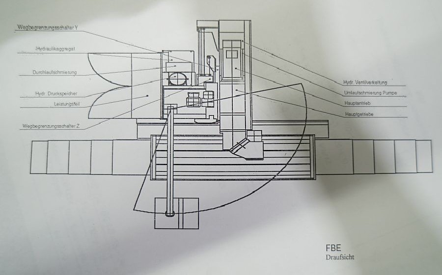 Bettfräsmaschine - Universal AUERBACH FBE 2600 / TNC 415B Bilder auf Industry-Pilot