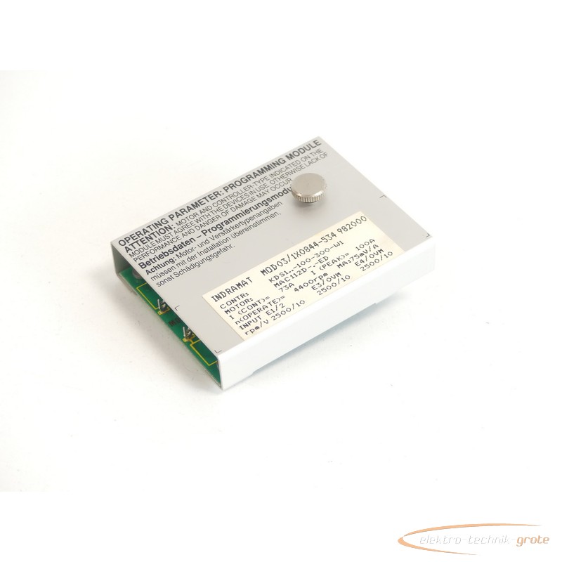 Programming module Indramat MOD03/1X0844-534 982000 Programmiermodul SN:220197-08198 photo on Industry-Pilot