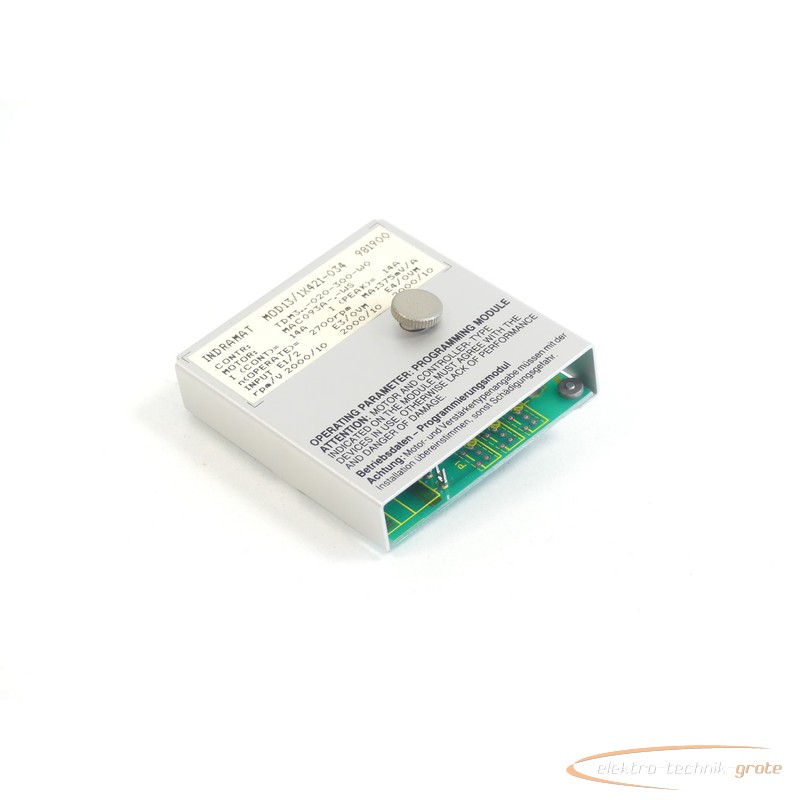 Programming module Indramat MOD13/1X421-034 981900 Programmiermodul SN:222912-47338 photo on Industry-Pilot