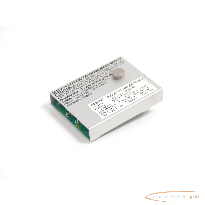 Programming module Indramat MOD03/1X0844-534 982500 Programmiermodul SN:220197-08230 photo on Industry-Pilot