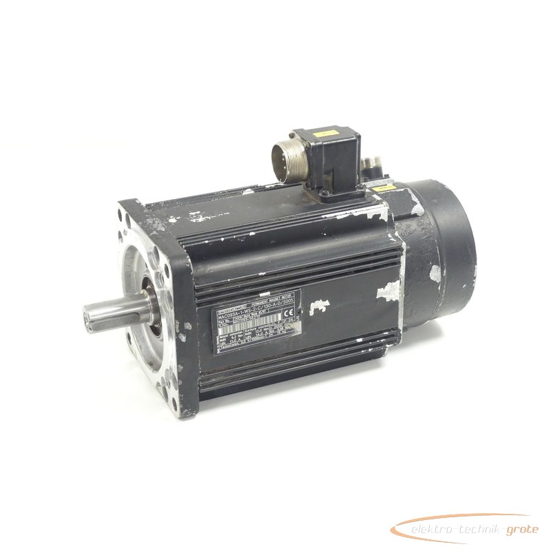 Servomotor Indramat MAC093A-1-WS-2-C/130-A-0/S005 Permanent Magnet Motor SN:MAC093-56210 photo on Industry-Pilot