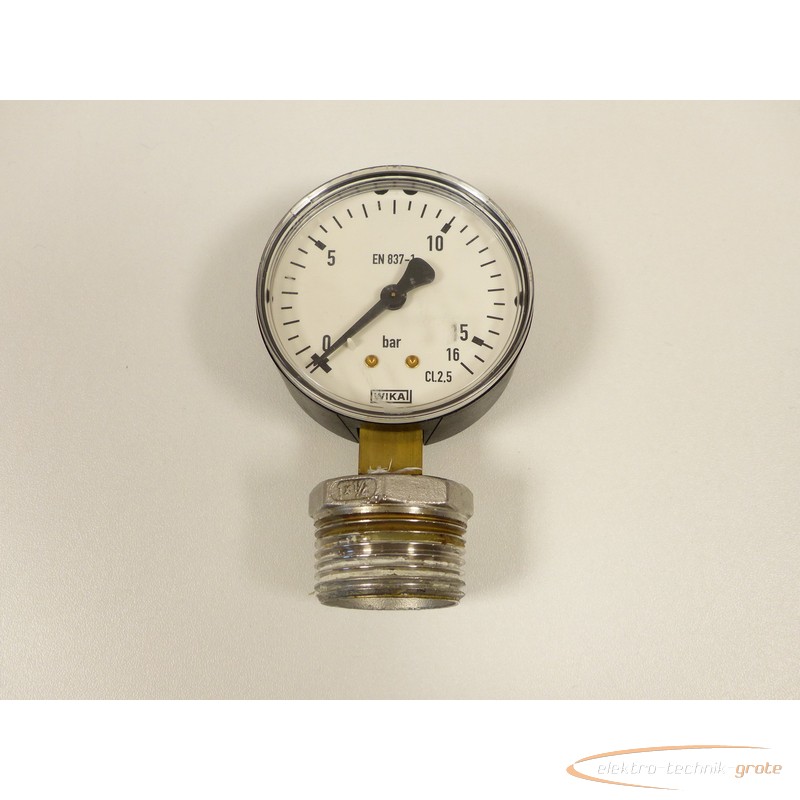 Manometer WIKA Manometer EN 837-1 0-16 bar Bilder auf Industry-Pilot