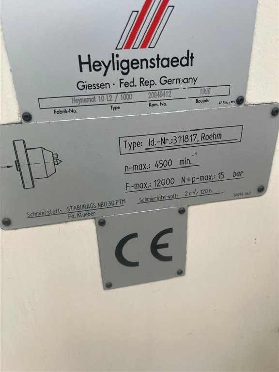 CNC Drehmaschine HEYLIGENSTAEDT Heynumat 10-L-2 / 1000 Bilder auf Industry-Pilot