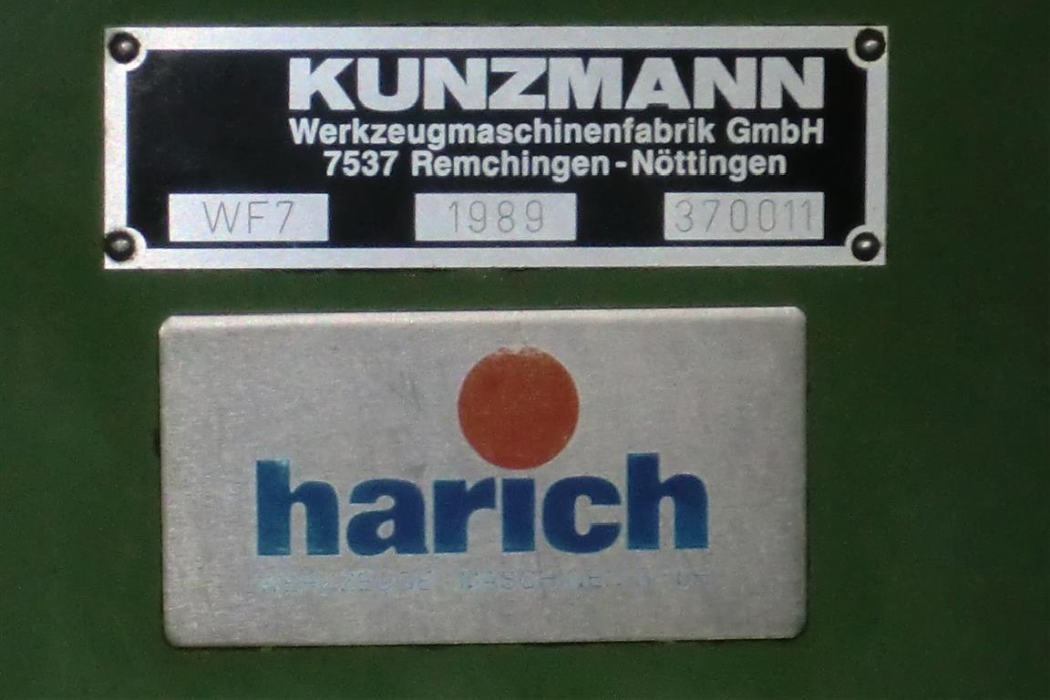 Фрезерный станок - универсальный KUNZMANN WF 7 - TNC 355 фото на Industry-Pilot